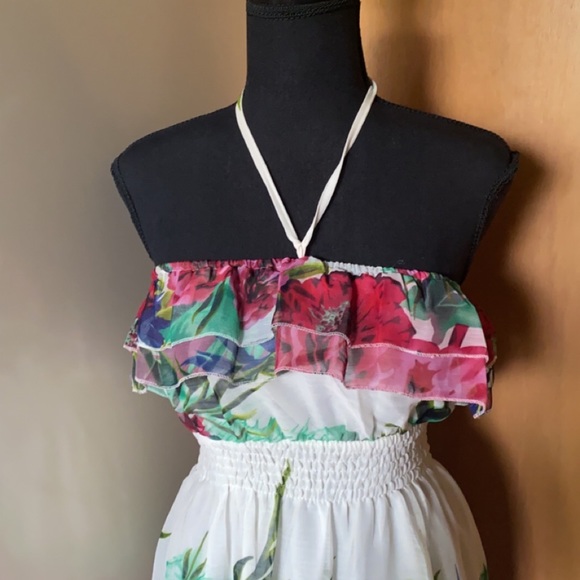 Summer strapless dress - Picture 3 of 6